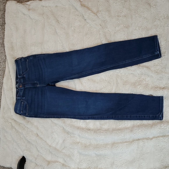 Hollister California High Rise Super Skinny Soft Stretch Dark Denim W29 L29 9R - Picture 2 of 12